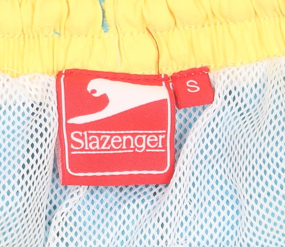 Slazenger Men's Blue Swim Shorts S - Elastic Waist