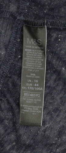 Marks and Spencer Women’s Cardigan Blue Size 16