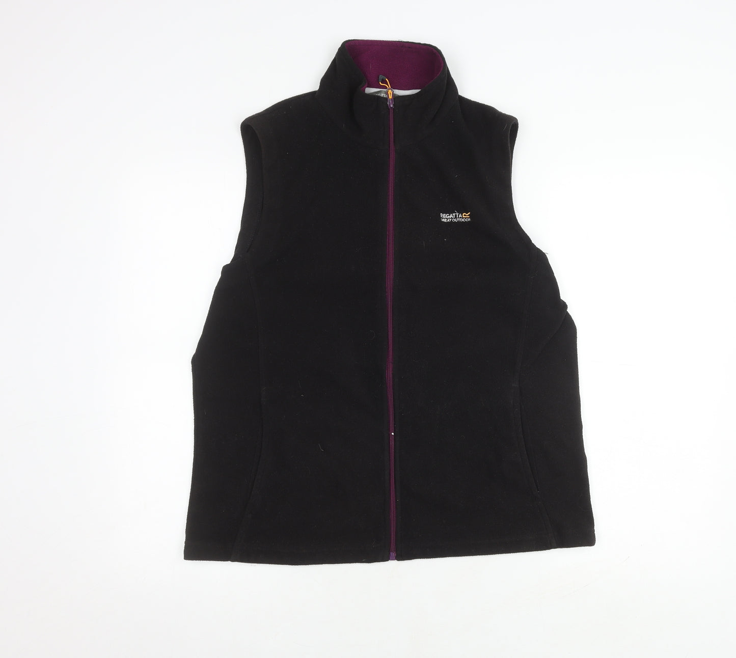 Regatta Women's Black Fleece Waistcoat Size 16