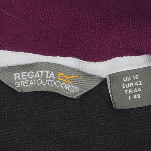 Regatta Women's Black Fleece Waistcoat Size 16
