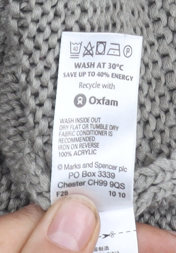 Marks and Spencer Women’s Grey Cardigan Size 16