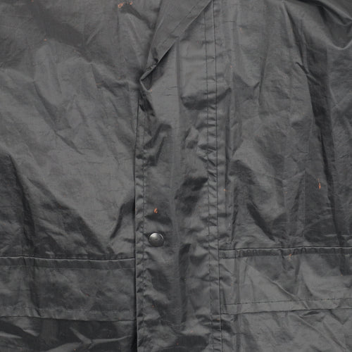 Result Core Men’s Black S Rain Coat, Hooded, Lightweight