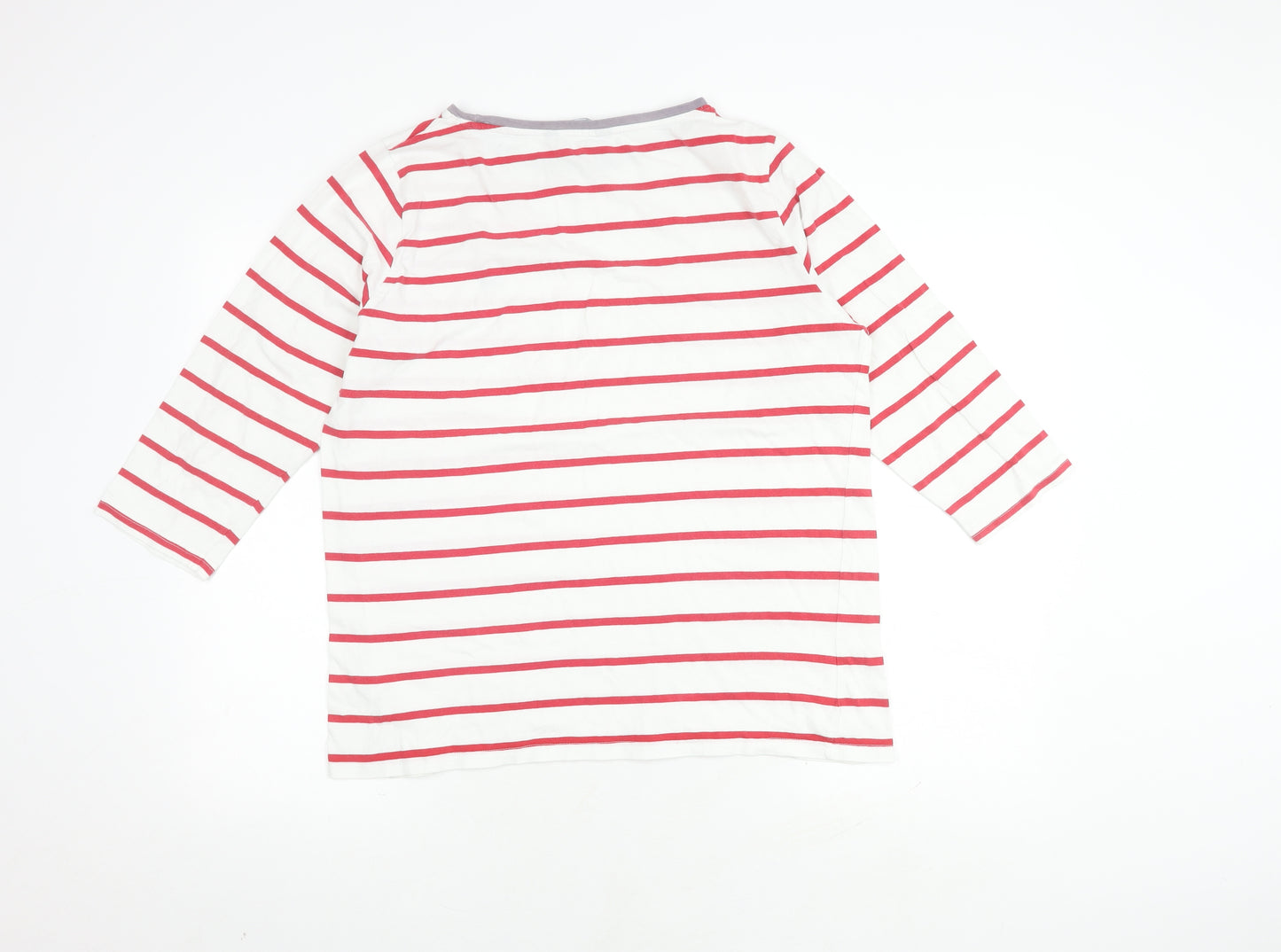Crew Clothing Women's Striped Top, Size 16, Cotton Blend