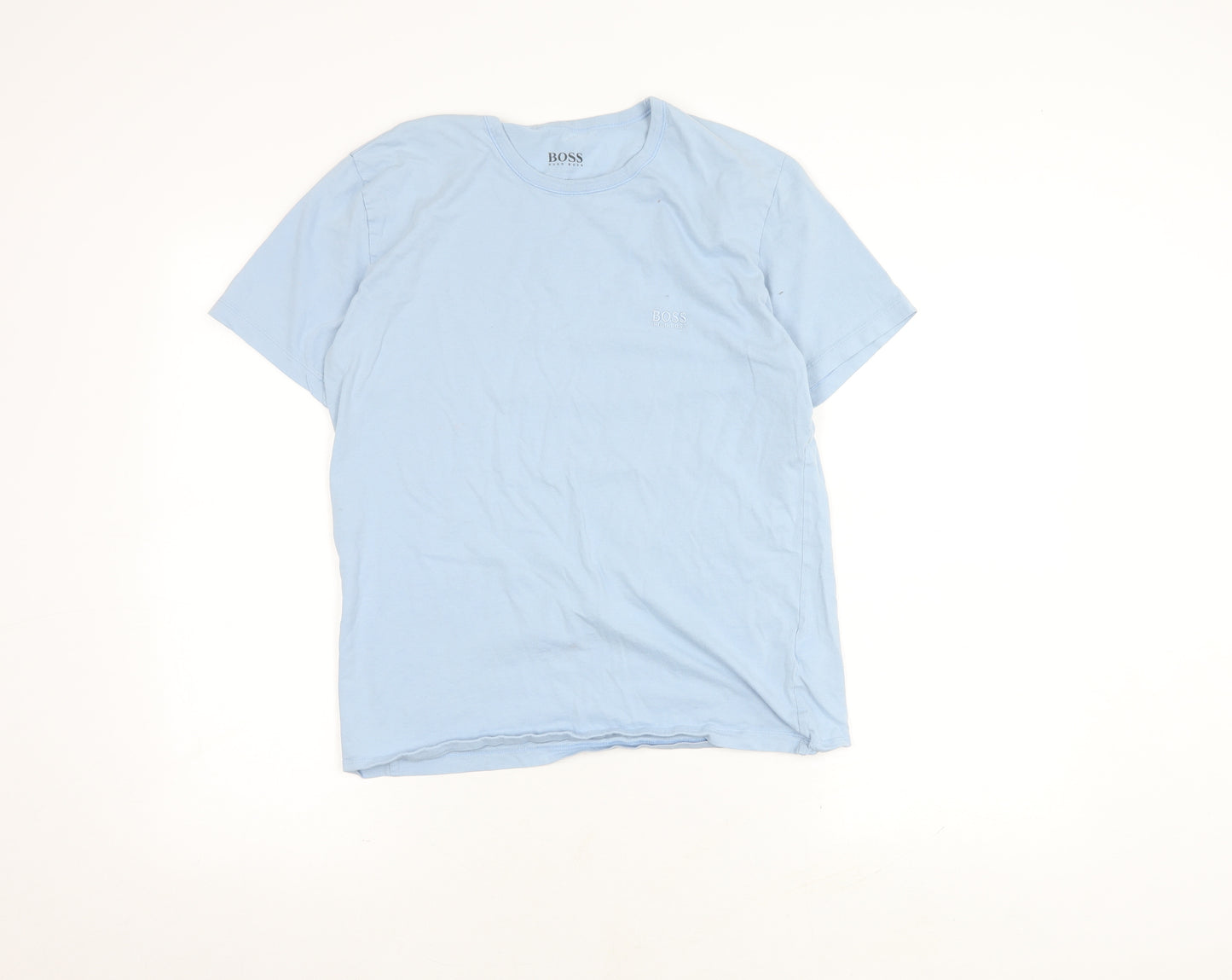 Hugo Boss Unisex Blue T-Shirt, Size M, Cotton, Casual