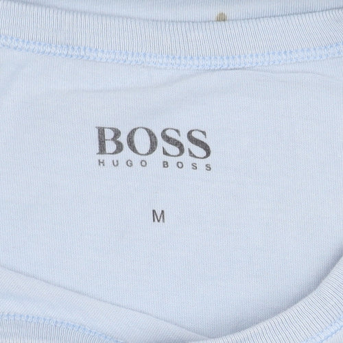 Hugo Boss Unisex Blue T-Shirt, Size M, Cotton, Casual