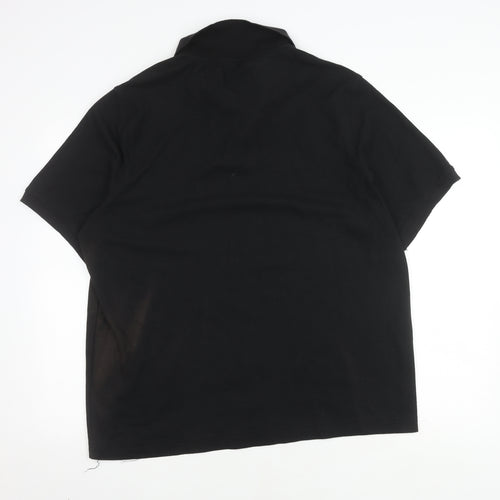 Slazenger Men's Black Polo Shirt 2XL Classic Fit
