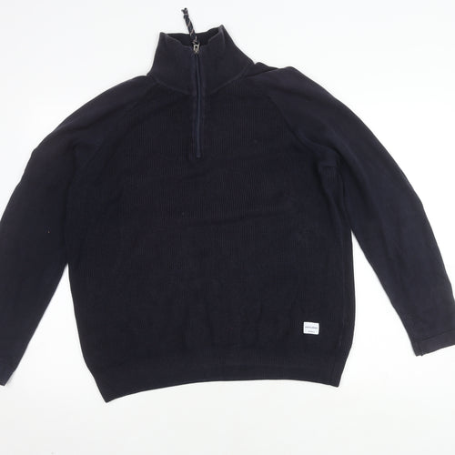 Jack & Jones Men's Blue Pullover Sweatshirt M