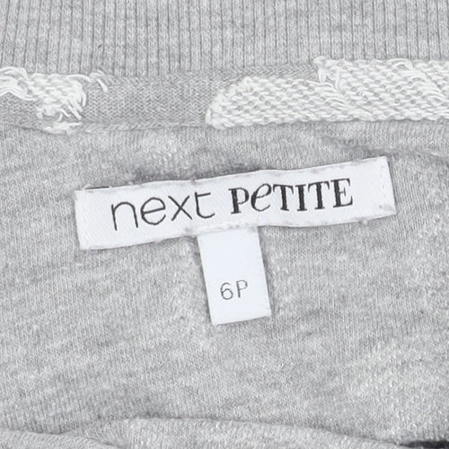 Next Women's Grey Petite Long Sleeve Jumper