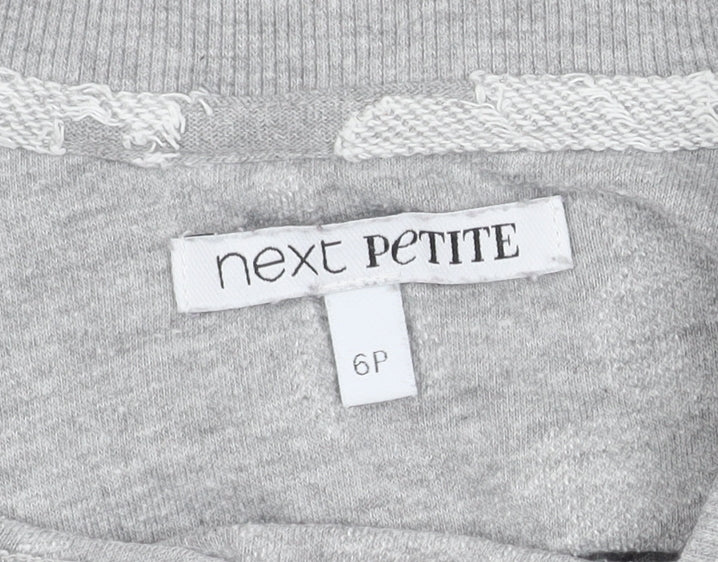 Next Women's Grey Petite Long Sleeve Jumper