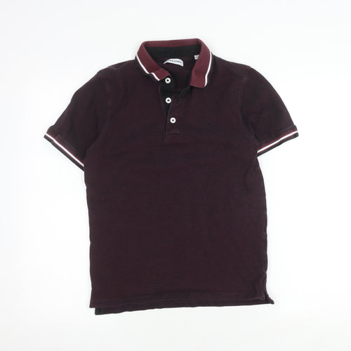 Jack & Jones Men's Purple Polo Shirt, Size S