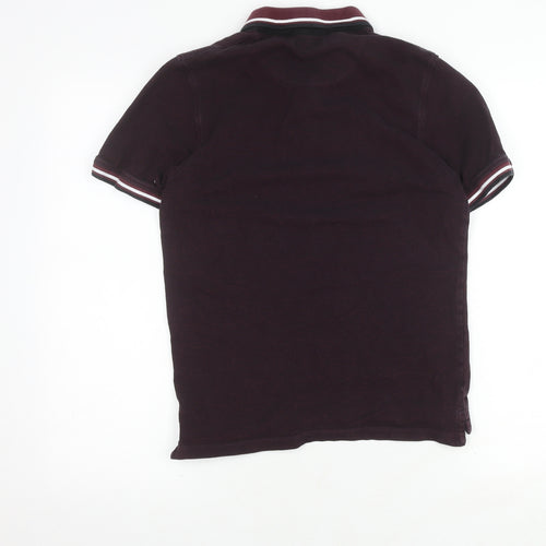 Jack & Jones Men's Purple Polo Shirt, Size S