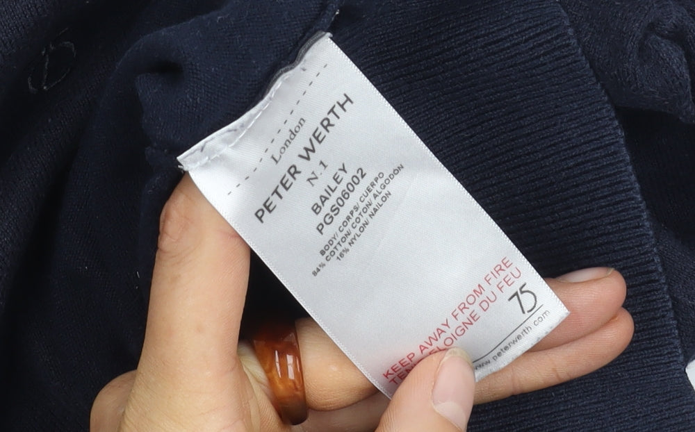 Peter Werth Men's Black M Pullover Jumper