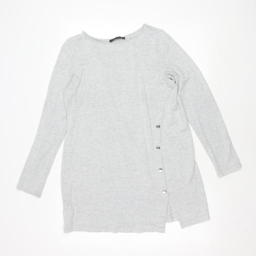 Marks and Spencer Women's Grey Jumper Size 12