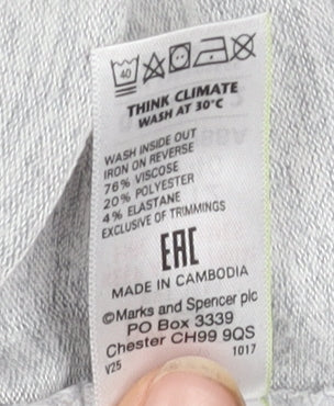 Marks and Spencer Women's Grey Jumper Size 12