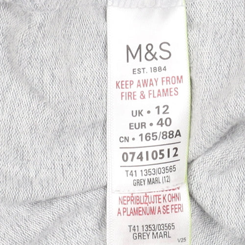 Marks and Spencer Women's Grey Jumper Size 12