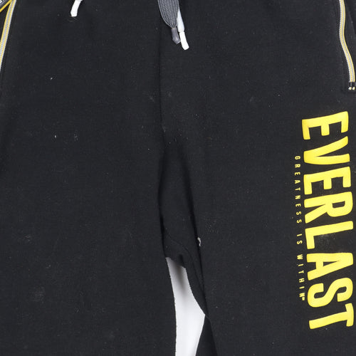 Everlast Men's Black Jogger Trousers Size S