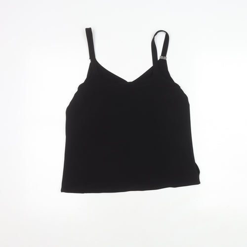 Wallis Women's Black Camisole Tank Size 10 V-Neck Casual