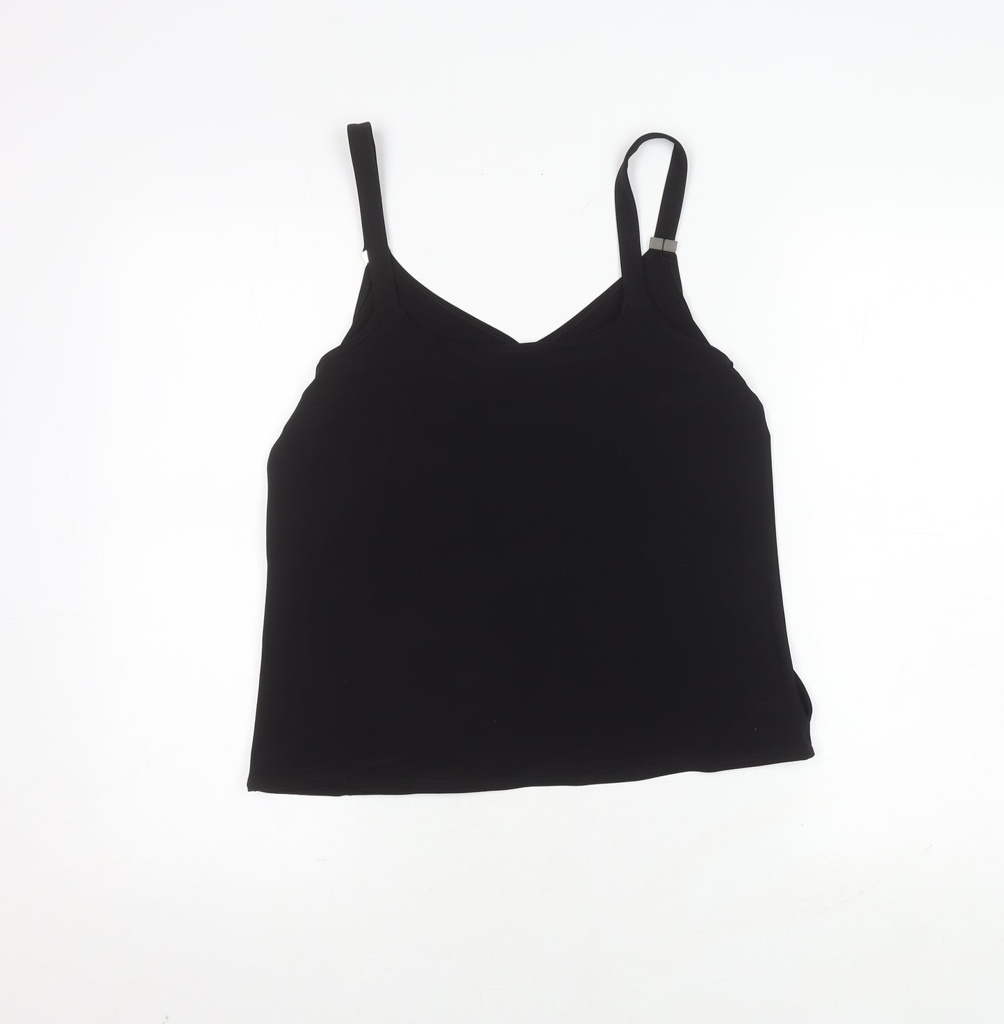 Wallis Women's Black Camisole Tank Size 10 V-Neck Casual