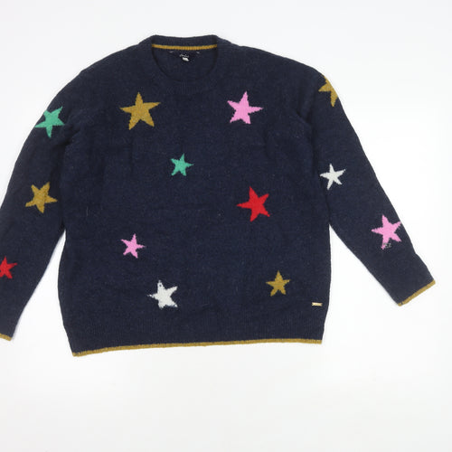 Joules Women's Multicoloured Star Jumper Size 14