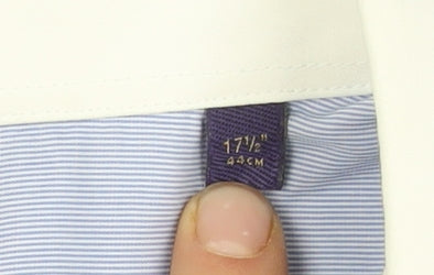 Next Men's Blue Slim Fit Long Sleeve Shirt