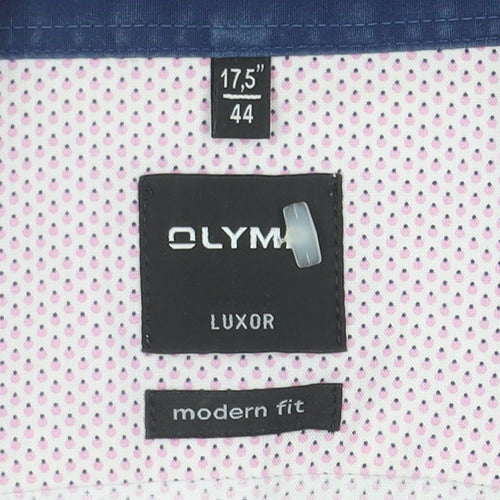 Olymp Luxor Men's Multicoloured Size 44 Regular Fit Shirt