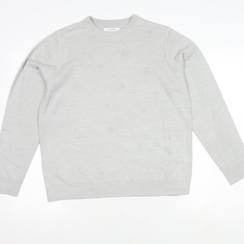 Marks and Spencer Women's Grey Pullover Jumper Size 14