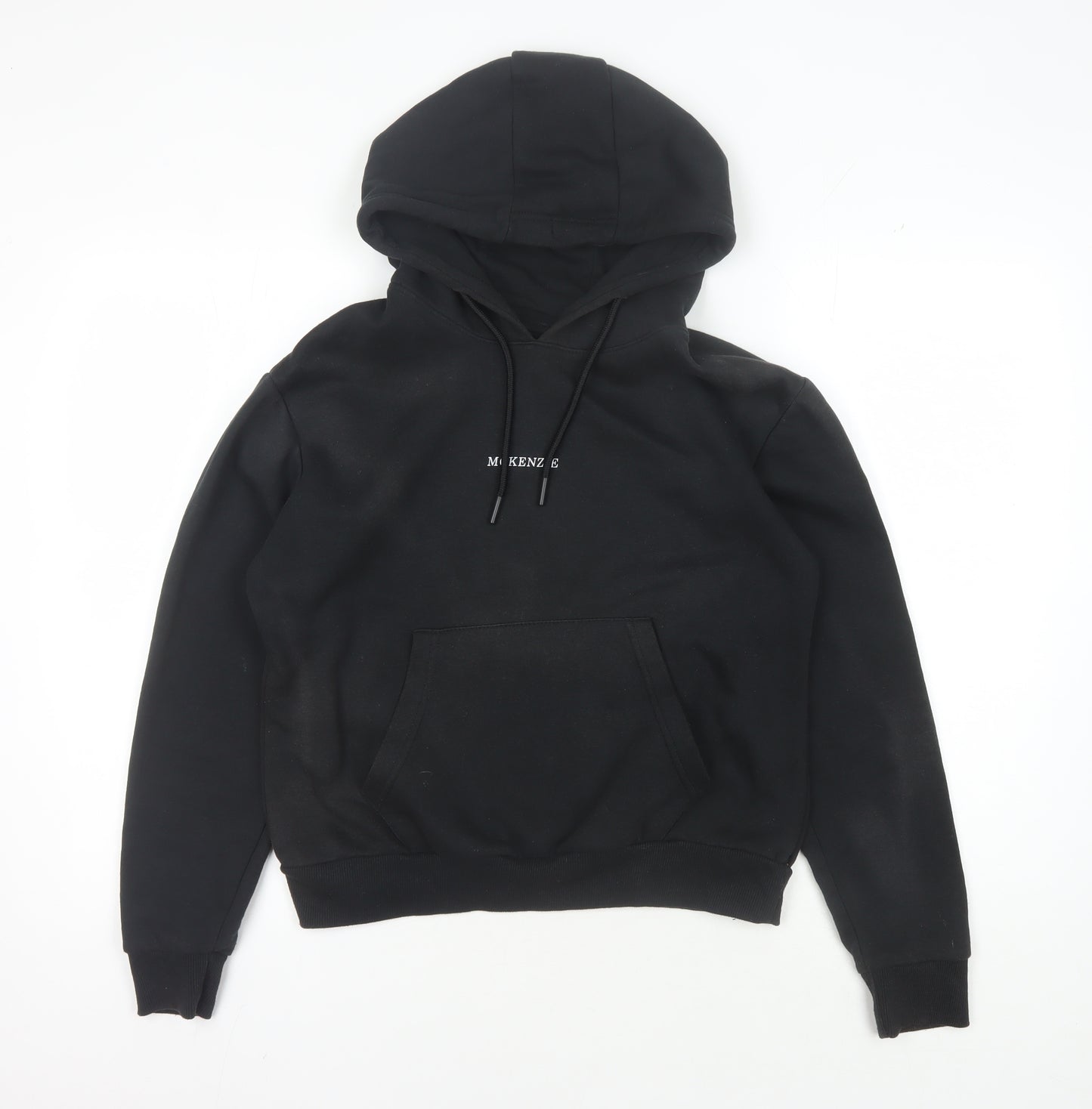 McKenzie Men's Black XS Pullover Hoodie with Logo