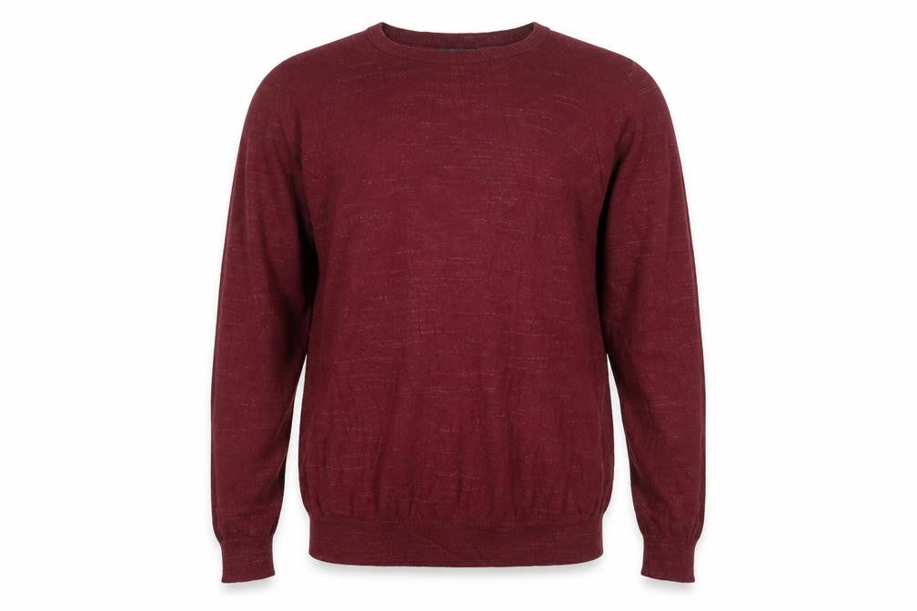 Front view of J.Crew Men's Red Cotton jumper, size L