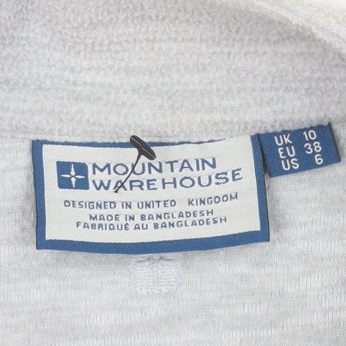 Mountain Warehouse Grey High Neck Women's Sweatshirt Size 10