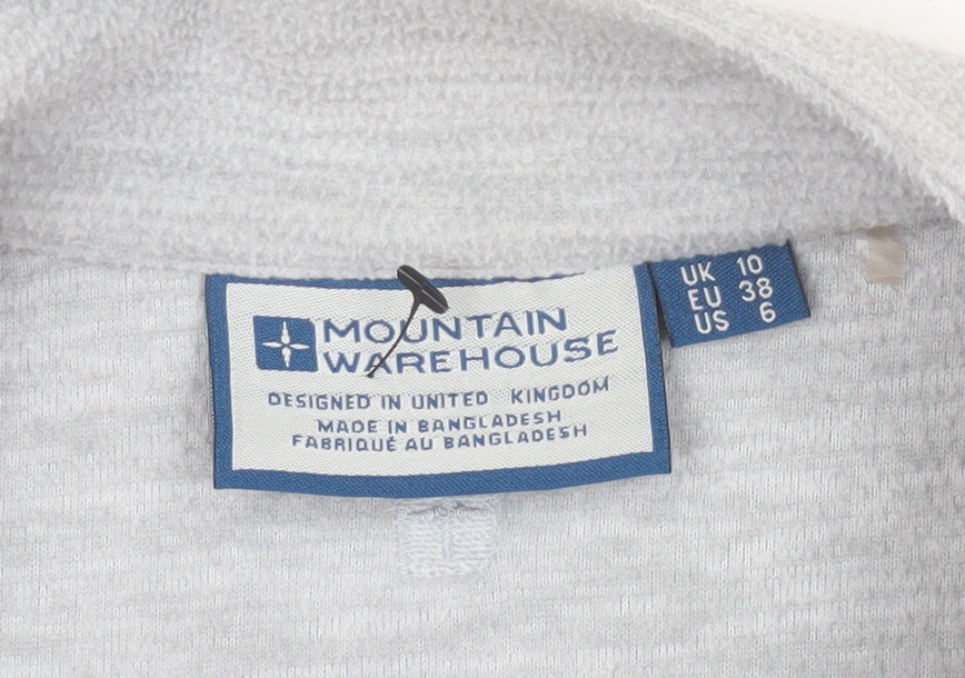 Mountain Warehouse Grey High Neck Women's Sweatshirt Size 10