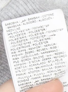 Puma Men's Grey Logo Hoodie, Size M, Pullover Style