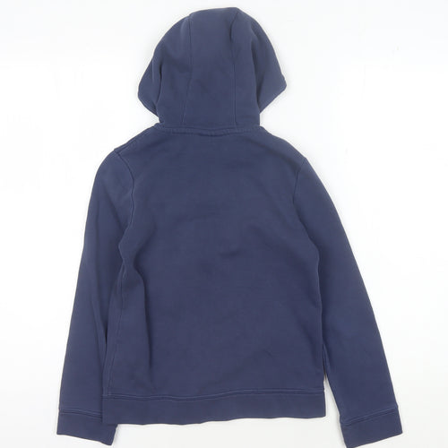 Nike Boys Blue Hooded Fleece Jacket - Size 8Y
