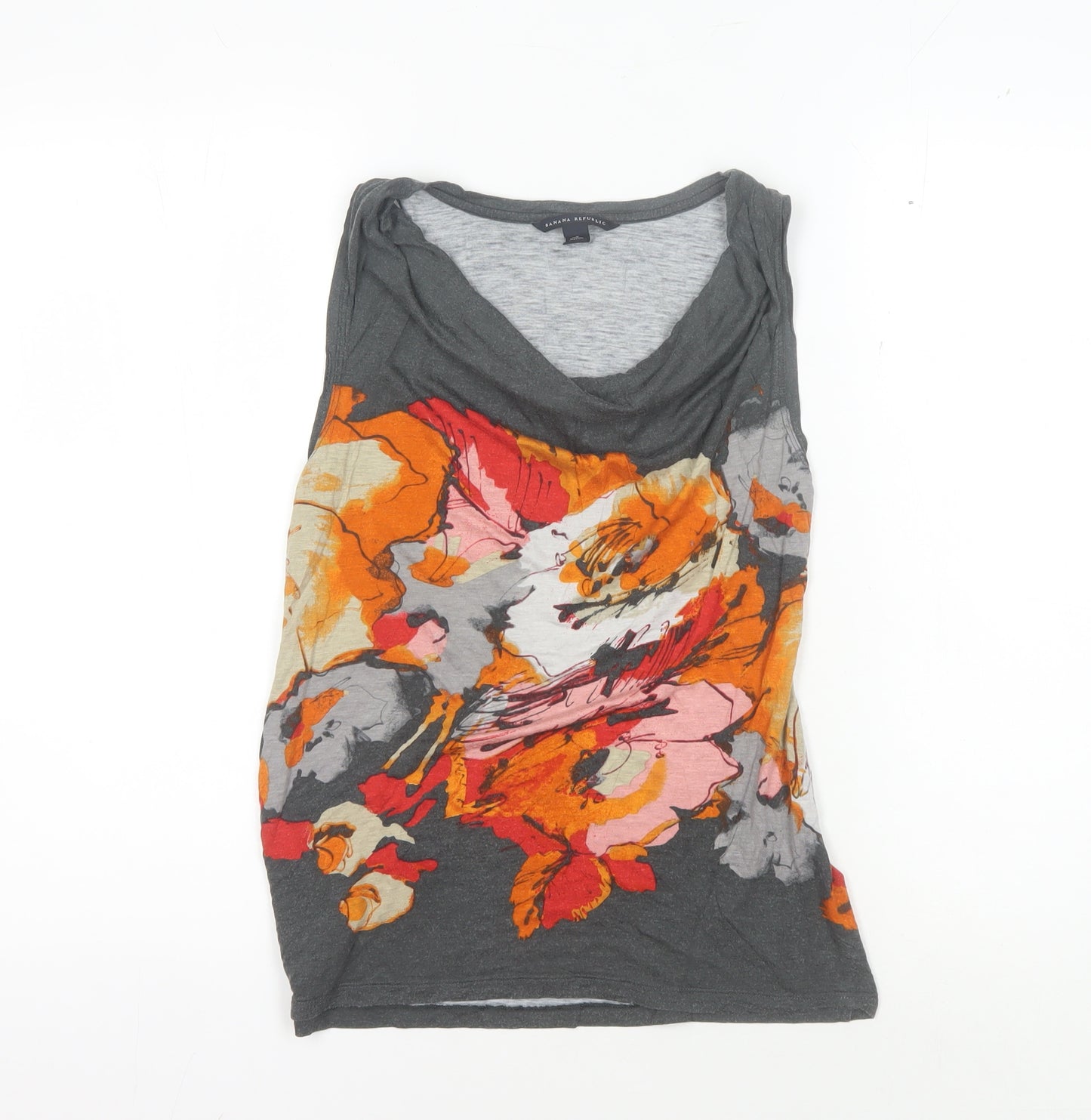 Banana Republic Women's Multicoloured Floral Tank Top S