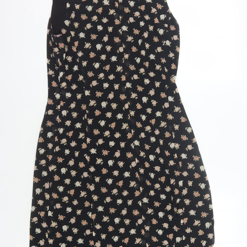 Jaeger Women's Black Floral Sheath Dress Size 12