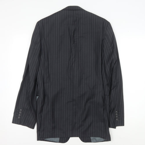 Austin Reed Men's Grey Striped Jacket 38 R Business