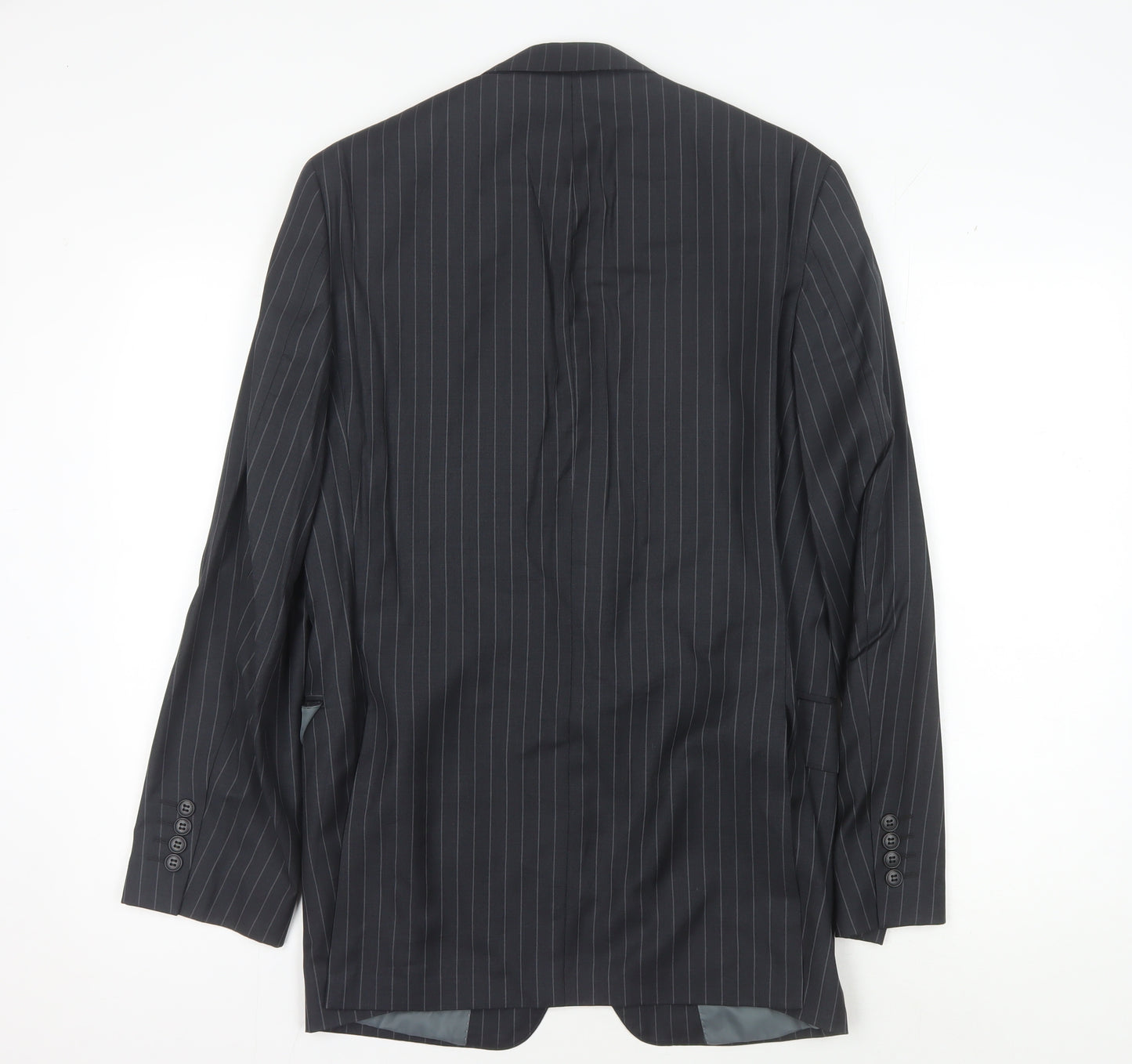 Austin Reed Men's Grey Striped Jacket 38 R Business