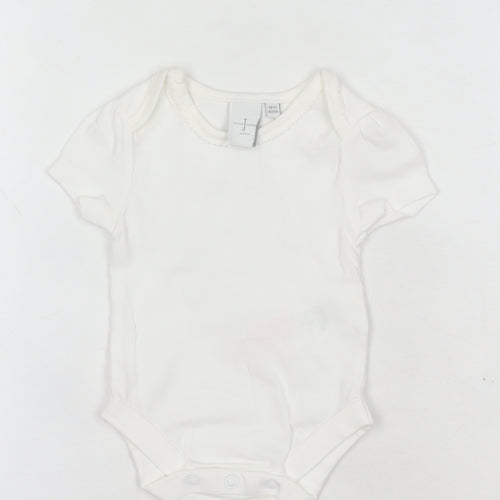 Jasper Conran White Newborn Unisex Babygrow