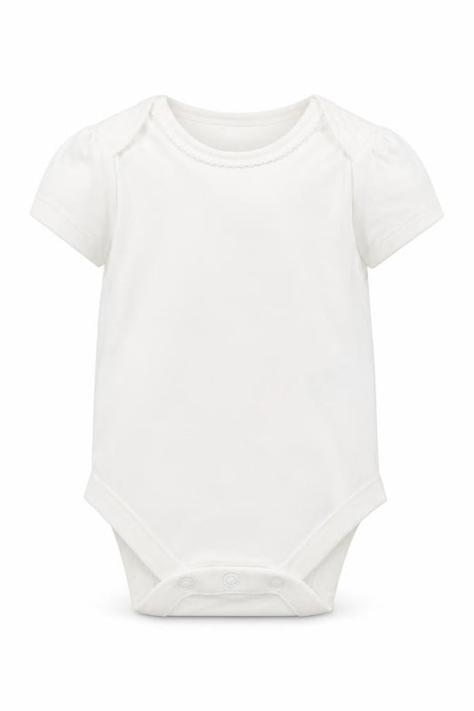 Jasper Conran White Newborn Unisex Babygrow
