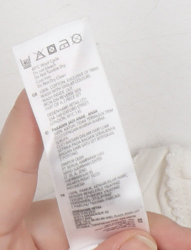 Jasper Conran White Newborn Unisex Babygrow