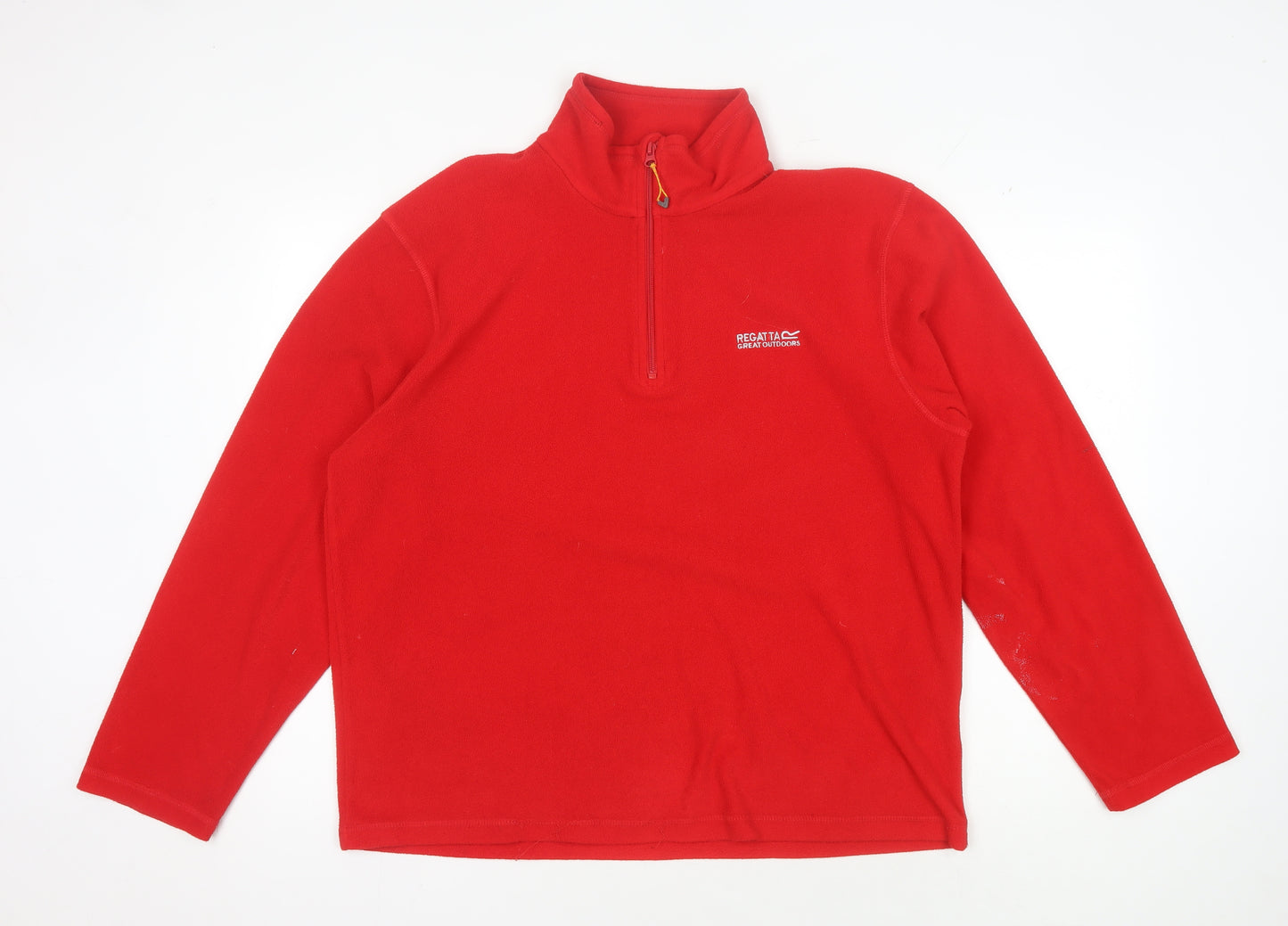 Regatta Men's Red Fleece Pullover L 1/4 Zip