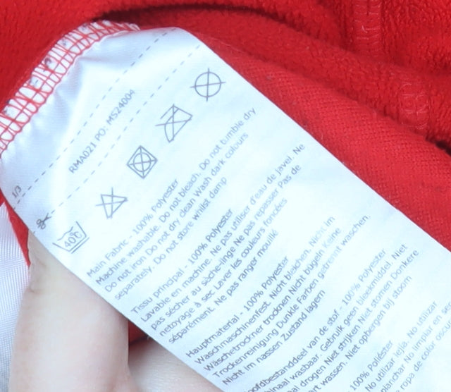 Regatta Men's Red Fleece Pullover L 1/4 Zip