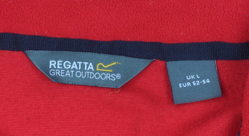 Regatta Men's Red Fleece Pullover L 1/4 Zip