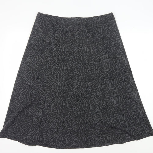 Eastex Women’s Black A-Line Midi Skirt Size 18