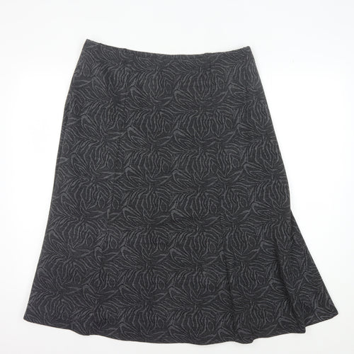 Eastex Women’s Black A-Line Midi Skirt Size 18