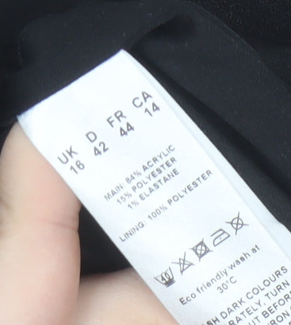 Eastex Women’s Black A-Line Midi Skirt Size 18