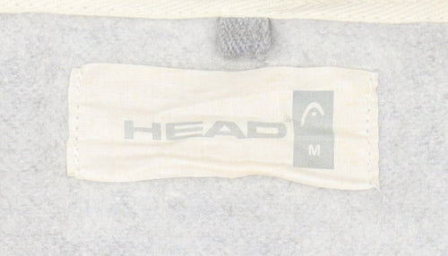 HEAD Men's Grey Full Zip Hoodie Size M