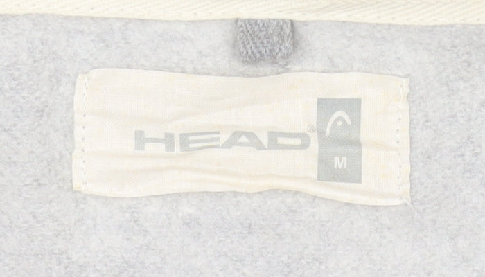 HEAD Men's Grey Full Zip Hoodie Size M