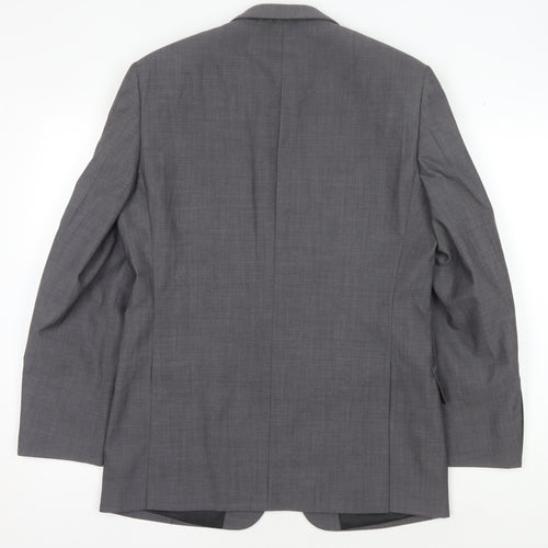 Ted Baker Men's Grey Wool Blazer 38R Formal
