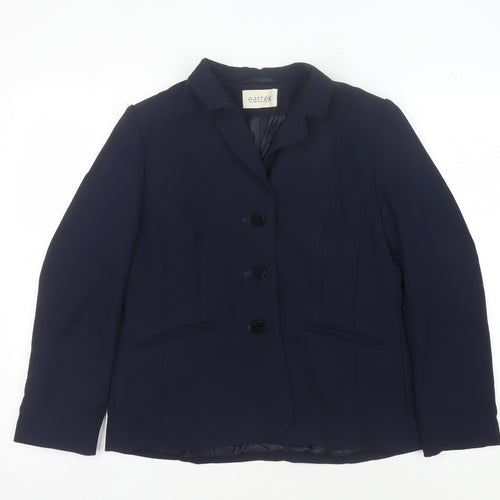 Eastex Women's Blue Blazer, Size 12, Classic Fit
