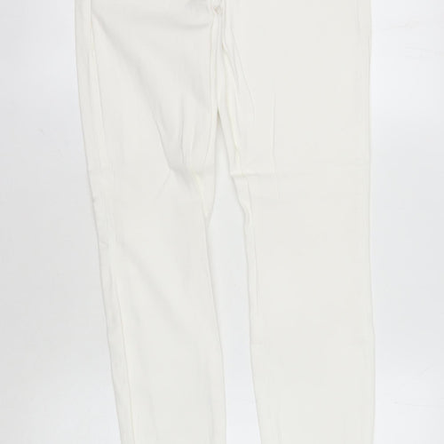 Jacqueline de Yong Women's White Skinny Jeans M